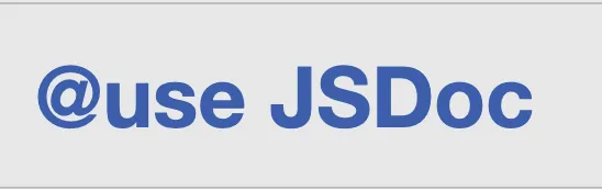 jsdoc